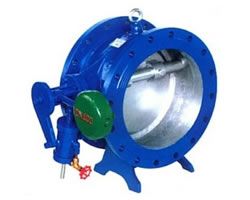 微阻缓闭蝶型消声止回阀